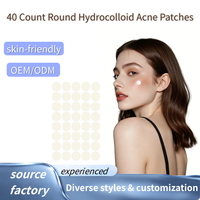 Patchs Hydrocolloïdes Invisibles Certifiés CE pour l'Acné et les Boutons, et Couvre-Boutons Imperméable pour le Soin de la Peau du Visage
