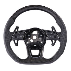 Volante Completo de Fibra de Carbono OEM con Levas para Audi S5 B8.5 S3 <span class=keywords><strong>A4</strong></span> A8 Q5 <span class=keywords><strong>2009</strong></span> - Product Image 1