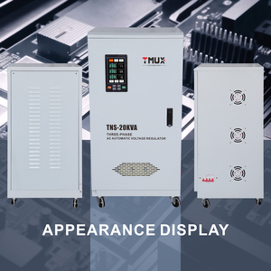 Stabilizzatore di Tensione Automatico con Servomotore Trifase TNS-40KVA 30KVA 50KVA 80KVA 100KVA 120KVA 380V 400V 415V 440V - Product Image 3