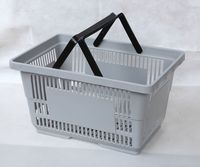 Panier en plastique à roulettes avec deux roues
