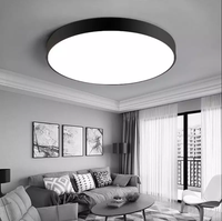 Plafonniers encastrés modernes, luminaires de plafond, lustres noirs à LED pour la maison, éclairage LED encastré pour chambre à coucher