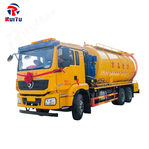 Autocisterna per vuoto Shacman 6x4 per smaltimento rifiuti industriali e veicolo per la raccolta di polveri municipali ad alta efficienza - Product Image 2