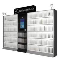 Bibliothèque HAUMR détient un casier RemoteLocker LibCabinet Bibliothèque intelligente libre-service 24h Emprunter un casier de retour Micro bibliothèque intelligente