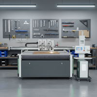 Plotter de corte digital de cama plana, mesas de corte, máquinas CNC, máquina de corte