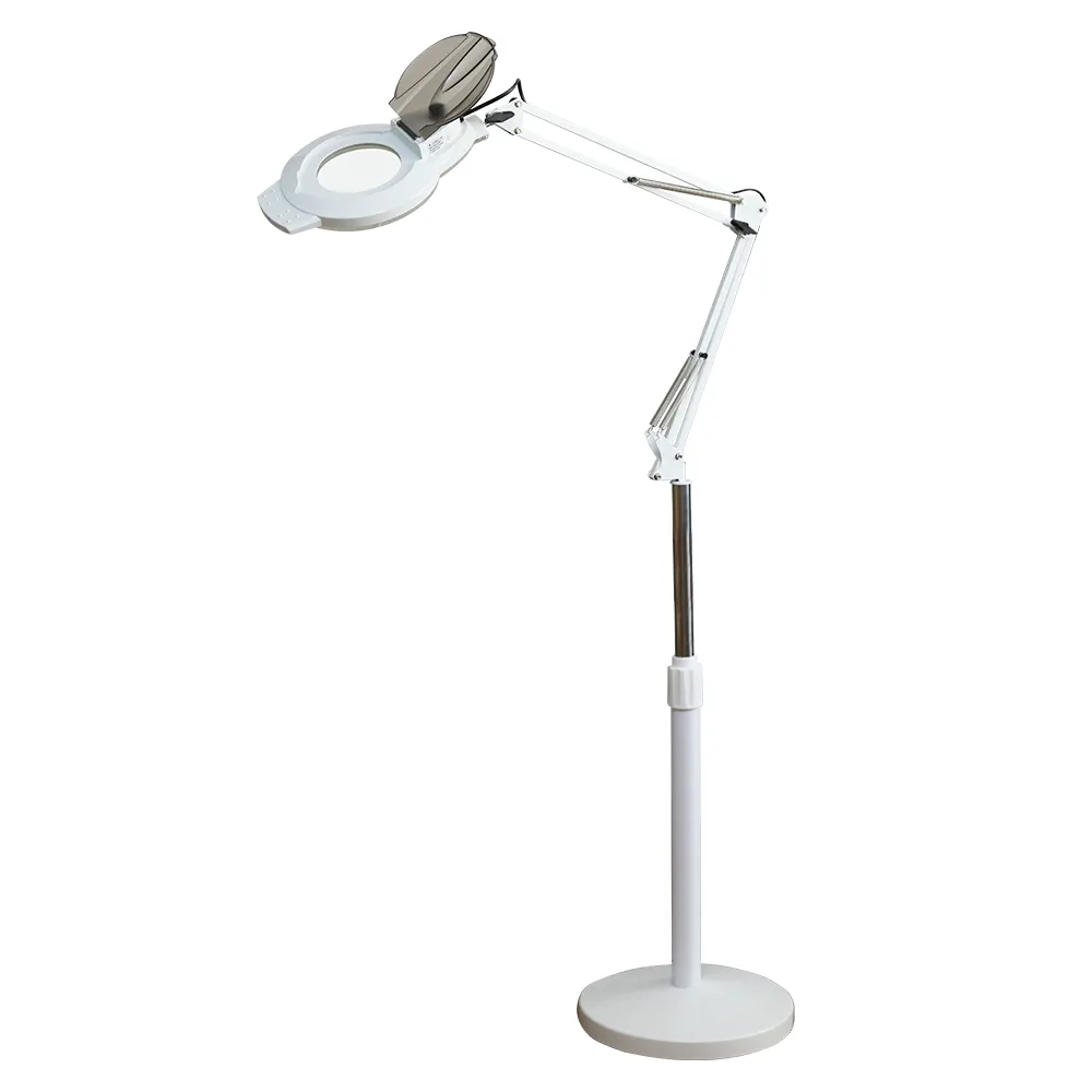 Dty Draagbare Stand Vergrootglas Lamp Facial Schoonheidssalon Apparatuur Led 3X Onderdelen Met Licht