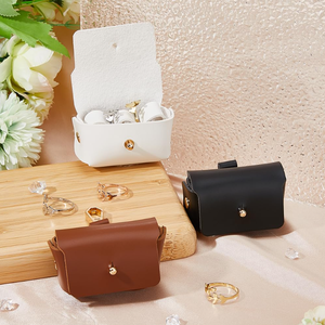 Boîte à alliances en cuir PU pour <span class=keywords><strong>mariage</strong></span>, boîte à alliances pour collier de chien, boîte à alliances de fiançailles, boîte de rangement pour alliances de <span class=keywords><strong>mariage</strong></span> - Product Image 1