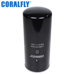 Filtros de Aceite de Motor Coralfly, Filtro de Aceite Duradero de Alta Calidad 600-211-1231 600-211-1340 6736-51-5142 para Excavadora Komatsu - Product Image 4