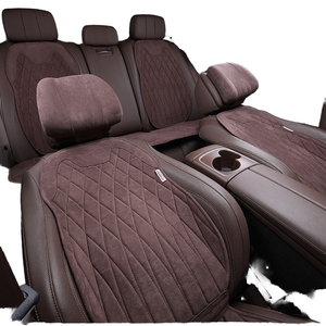 Fundas de Asiento de Coche de Terciopelo Impermeables y Transpirables 3D de Lujo para Negocios, Juego Completo Universal para <span class=keywords><strong>Audi</strong></span> <span class=keywords><strong>A4</strong></span> 4 Temporadas, Marca TT - Product Image 1