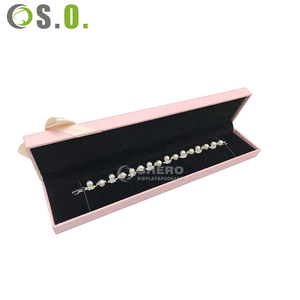 Caja de Joyería de Papel Imitación Cuero Rosa de Alta Calidad al por Mayor para Regalo de Boda, Collar, Anillo, Pulsera, Embalaje de Joyería Personalizado - Product Image 3