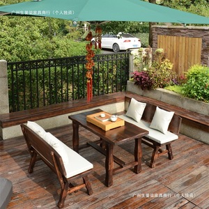 Conjunto de mesa y sillas de teca para jardín, resistente a la intemperie, muebles de madera maciza para patio exterior, para uso en jardín, balcón o terraza. - Product Image 2