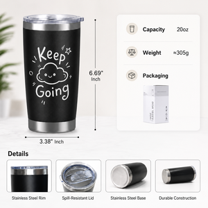 <b>Double</b> <b>Wall</b> Stainless Steel Beer Mug Vacuum Insulation 6-12 Hours Thermal Performance Includes Straw-for Travel Outdoor Use - Product Image 6