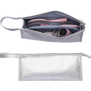Bolsa de Almacenamiento Portátil Impermeable de PU con Cierre para Accesorios de Cabello, Bolsa de Viaje para Herramientas de Peluquería, para Secador de Pelo - Product Image 6