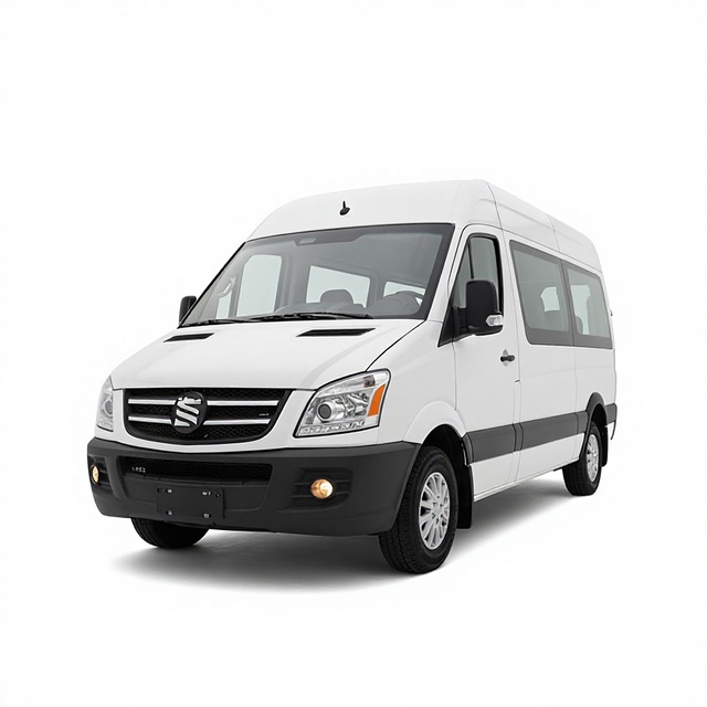 Electric Light Bus SYC6600BEVL6E Leaf Spring Suspension Rear Wheel Drive Electric Van