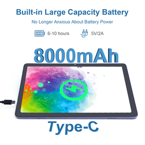 Tablet WIFI C idea de Fábrica China para Adultos, para Juegos, con Pantalla HD de 10.1 Pulgadas, Android 14, Octa Core, 8GB+128GB (gris) - Product Image 2