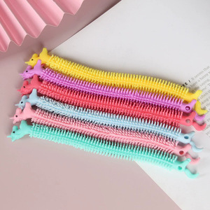 Multicolor Cartoon Unicorn Alpaca unicorn Toys Silicone Wristband Anti Stress <b>Bracelet</b> unicorn Soft Toy <b>Rope</b> Launcher - Product Image 2