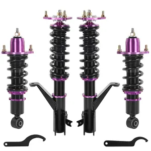 Coilover peredam kejut untuk ES ET Saloon 4 pintu 2000-2006 Honda Civic Purple