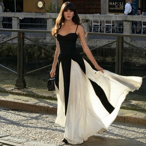 Elegant Long White Spaghetti Strap Dresses for Women