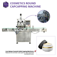 Machine de capsulage électrique pour bocaux en verre, scellage automatique de haute précision pour les bouchons à vis, destinée aux industries cosmétique et chimique quotidienne, pour les boîtes.