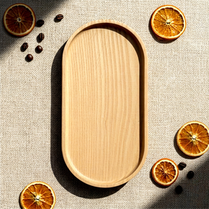 Planches à charcuterie classiques en bois écologiques - Plateaux de service ovales durables pour le camping - Product Image 6