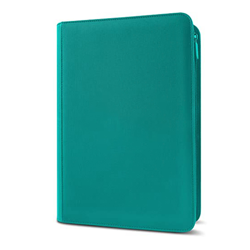 Carnet de cartes de visite 9 pochettes-cyan