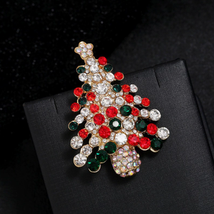 Broches et badges <span class=keywords><strong>de</strong></span> <span class=keywords><strong>Noël</strong></span> en alliage émaillé, résistants à l'oxydation, couleur longue durée, finition fine et uniforme, pour collier, vente en gros en vrac - Product Image 3