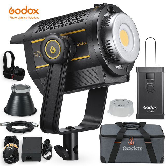 Godox VL150II VL200II VL300II 5600K White Version LED Studio Light Continuous Output Bowens Mount Camera Flash with APP Support