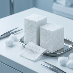Compressas de Gasa Médica, Estériles y Transpirables <span class=keywords><strong>para</strong></span> la Limpieza y el Curado de <span class=keywords><strong>Heridas</strong></span> - Product Image 1