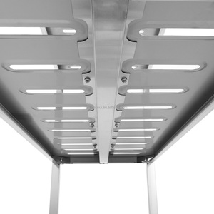 Estantes profesionales de acero inoxidable, estantes ajustables de 4 niveles, adecuados para cocinas, cámaras frigoríficas y servicios de catering. - Product Image 4