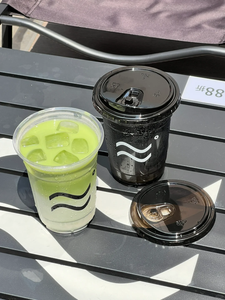 Logotipo Personalizado 98mm de Diámetro Vaso de Plástico PET Transparente Desechable con Tapa, Capacidad de 12, 14, 16, 18, 20, 24 oz, Pared Simple, para Bebidas Frías, para Leche - Product Image 5