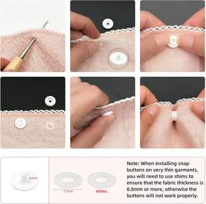 Botón a presión de plástico multicolor de 10mm, 12mm y 14mm para abrigo de bebé, correa de equipaje, accesorios para zapatos, venta al por mayor - Product Image 4