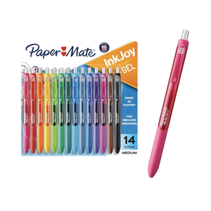 <span class=keywords><strong>ปากกา</strong></span>หมึกเจลหัวกลางหมึกกระดาษหมึกคละสี14-กำหนดโลโก้เองได้สีฟ้าแดงขนาด0.5มม. วัสดุยางพลาสติกความกว้างในการเขียน - Product Image 1