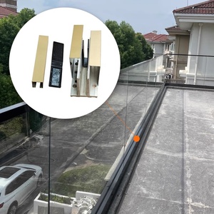 Hot Sell <strong>Xingqiu</strong> MOL6000 Modern Aluminium Grade U Channel Base with 5-Year Warranty for Wall-Mounted 10-22mm Glass Railing - Product Image 1