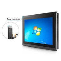10.1 "J1900 Core I5 fenêtre de tablette industrielle marine Linux OS tout en un panneau PC tactile résistif véritable ordinateur industriel plat