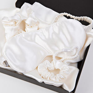 ขายส่งปลอกหมอนผ้าไหมหรูหราหม่อน <span class=keywords><strong>100</strong></span>% พร้อมกล่องของขวัญโลโก้มาส์กตาไหมและปลอกหมอนพร้อมที่นอน - Product Image 3