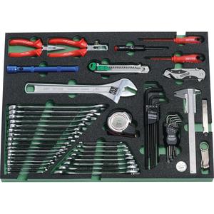 HEYCO 01127000300 Assortiment d'outils dans le chariot d'atelier "BASIC", 190 outils en 3 modules - Product Image 4