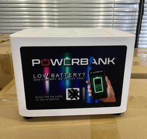 Y2 Power NEO 小型二维码支付移动电源租赁机，带8个移动电源，商用共享移动电源租赁站 - Product Image 2