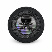 Étiquette métallique personnalisée 3D gaufrée rectangulaire, écologique, découpée au laser, pour vêtements, sacs et chaussures – Vente chaude usine OEM/ODM