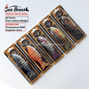 Nuevo Señuelo de Pesca de Agua Dulce y Salada de 100mm/135mm, Cebo Biónico Realista para Pescar Lubina, Trucha y Crappie - Product Image 6