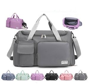 Bolsa de Deporte Impermeable de Moda, Bolsa de Viaje Grande para Fin de Semana, Bolsa de Hombro, Bolsa de Gimnasio para Mujer - Product Image 1