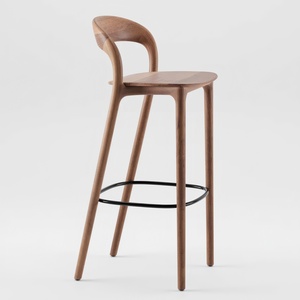 Sgabello da Bar Moderno e Elegante JP, Design Imbottito Durevole con Struttura in Legno, Sedia Alta <span class=keywords><strong>per</strong></span> <span class=keywords><strong>Cucina</strong></span>, <span class=keywords><strong>Soggiorno</strong></span>, Hotel - Product Image 1