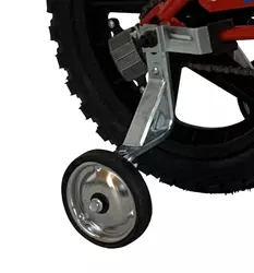 Couleur populaire fabricant personnalisé 16 pouces moto pour enfants vélo garçon jante de roue en plastique avec pneu pneumatique - Product Image 5