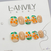 RONIKI Faux Ongles Press-On Faits Main, Design Personnalisé, Réutilisables, Faible MOQ, Fournitures de Gros pour Salons – Vente Chaude
