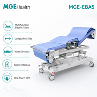 Table d'examen médical multifonctionnelle à ultrasons électrique pour usage hospitalier, avec glissière longitudinale, élévation de la taille et batterie de secours intégrée