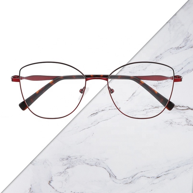 NEW Fashion Cat Eye Designer Women Eyeglasses Frames Female Prescription Eye Glasses Optical Frame Custom Eyewear Factory Direct