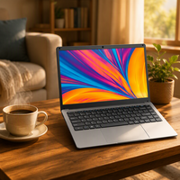 Nouvel ordinateur portable pas cher 14 pouces super fin compatible Windows 10/11 avec processeur N3350