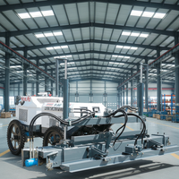 Machine à laser de nivellement de sol en béton haute précision, automatique, 31 CV, à moteur, haute efficacité, 2,5 m