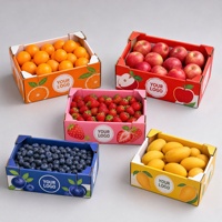 Op maat gemaakte golfkartonnen geschenkdozen voor de transportverpakking van fruit, groenten en landbouwproducten