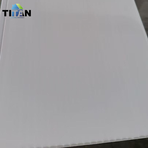 टेक्हो पैरा इंटीरियर डी pvc स्लैट प्लाफोंड लैम्ब्रिस प्लास्टिक लकड़ी छत पैनल टेबलला pvc पैरा cielo - Product Image 4