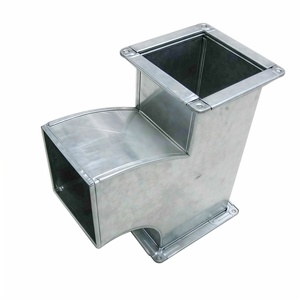 Tabung untuk 304 bergelombang ventilasi saluran khusus <span class=keywords><strong>HVac</strong></span> pengkondisian rokok galvanis PipeTDC udara persegi panjang/TDF Duct flensa - Product Image 2