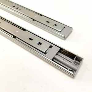 Trung Quốc Nhà Sản Xuất 45 Chiều Rộng Kithcne Trượt Ngăn Kéo Đầy Đủ Mở Rộng Tự Động Ngăn Kéo Trượt Mềm Đóng Kính Thiên Văn Kênh Ngăn Kéo Trượt - Product Image 4